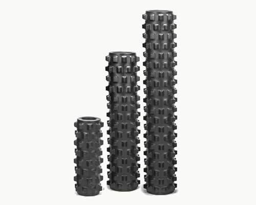 RumbleRoller Extra Firm Foam Roller Deep Tissue Massage Roller for Muscle Recovery (31 Inches Full Size) - size: Extra Firm, 31x6 Black