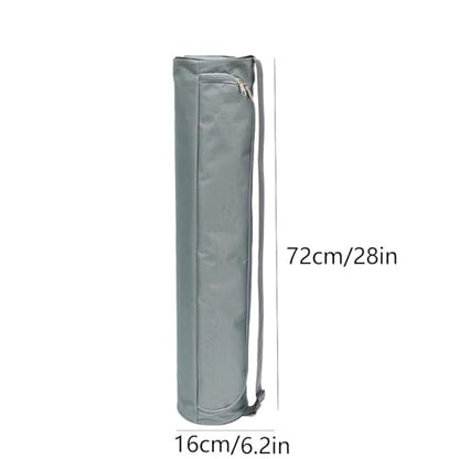 Yoga Mat Storage Bag with Adjustable Strap Water-proof Oxford Cloth Carrier for Travel & Gym (72x16x16cm, Grey)