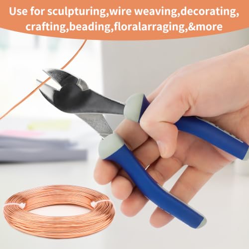 18 Gauge Aluminum Craft Wire, 164FT 1mm Bendable Metal Wire for Jewelry Making, Wreath Making, Beading(Champagne Gold) - color: Champagne Gold