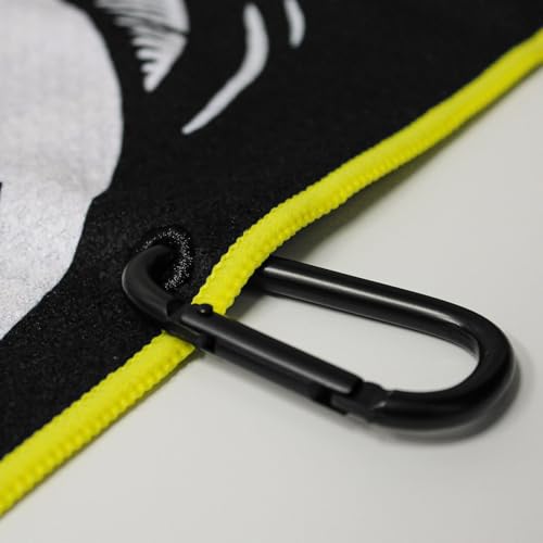 RokFit Gym & Golf Towel – Multi-Use, Quick-Dry, Durable Utility Towel with Bold Graphic and Carabiner Clip (Mental Vacation) - color: Mental Vacation