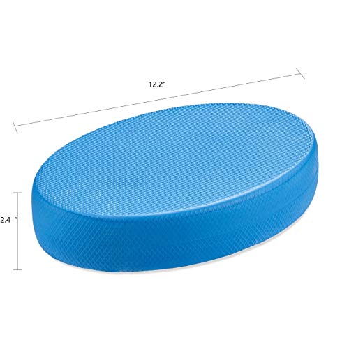Stability Trainer Pad - Foam Balance Exercise Pad Cushion for Therapy, Yoga, Dancing Balance Training, Pilates,and Fitness (Blue)