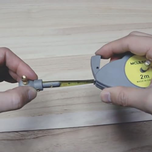 Rotape Tape Compass Woodworking, Compass Geometry Tool with 10 Pencil Leads, Drafting Compass for Drawing Circles and Lines
