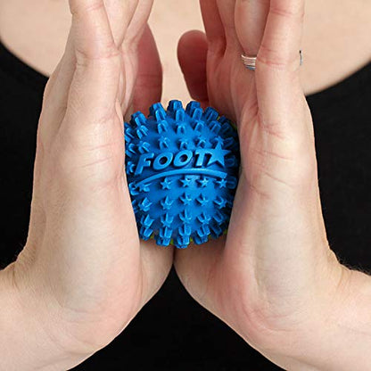 Body Back Foot Star® Massage Ball for Plantar Fasciitis Relief & Recovery | Foot Massager For Trigger Point Therapy, Massage Ball For Soothe Foot Stress, Discomfort, Aches, & Tightness, 1 Pack Blue - style: Single