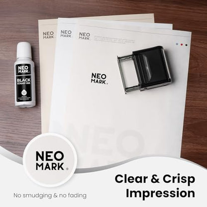 Premium Stamp Ink, Quick-Drying & AP-Certified Non-Toxic Refill Ink for Self-Inking Stamps, Date Stamps and Stamp Pads (Black, 2oz) (Pack of 2) - color: Black, size: 2 fl oz (Pack of 2)