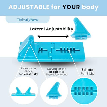 Thrival Wave, Adjustable Psoas Muscle Release Tool, Blue - color: Blue, size: Thrival Wave