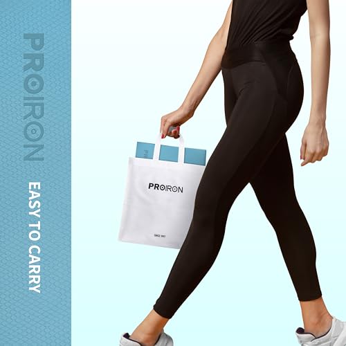 PROIRON Foldable Yoga Mat 0.24"/0.16" for Home Workout & Travel, Non Slip Travel Yoga Mats with Carry Bag, Packable Yoga Mat for Home Gym, Pilates, Fitness,Stretching - color: (0.24" TPE) Turquoise