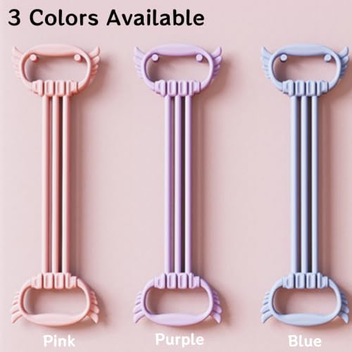 Figure 8 Resistance Band for Women 15-90LBS, Adjustable Resistance Bands with Handles - color: Purple