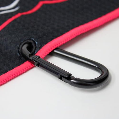 RokFit Gym & Golf Towel – Multi-Use, Quick-Dry, Durable Utility Towel with Bold Graphic and Carabiner Clip (Be Savage) - color: Be Savage