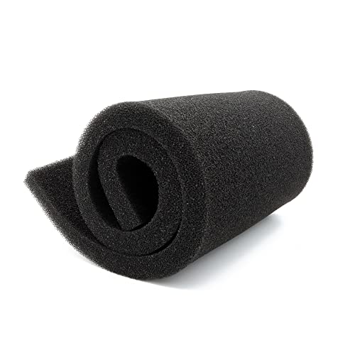 ALEGI Aquarium Filter Media Foam Bio Pre Filter, 36" x 12" x 1",40PPI | Material Cut To Fit, Sponge Pad Sheet, For Fish Tank - size: 12" x 36" x1" -40ppi