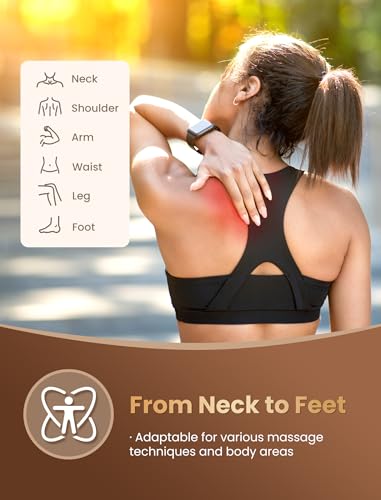 lifechill Trigger Point Massage Tool for Gua Sha, Lymphatic Drainage Massager, Deep Tissue Thumb Saver Acupressure Tool for Full Body Pain Relief, Gold - color: Gold
