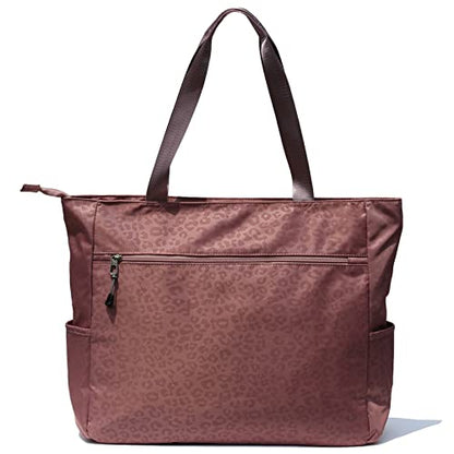 ESVAN LARGE BEACH BAG Water Resistant Lightweight 20 inch Women Oversize Tote Bag for Gym Beach Travel Pool Yoga Nurse - color: A01