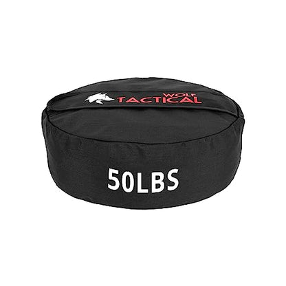 WOLF TACTICAL Sandbag Workout Bag Sand Bags for Weight Training Workout Sandbag Fitness Sand Bag - color: 50 LB