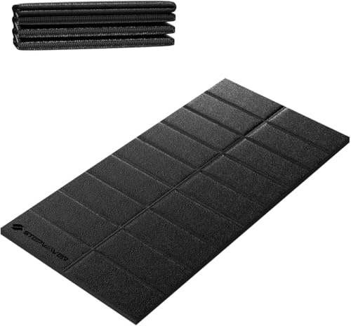 Stepwaver Walking Pad Mat, 71"x32", Treadmill Mat for Hardwood Floors | High Density, 1/4 Thickness, Foldable, Floor Protection for Bike, Elliptical, Treadmill, Walking Pad - size: 71"L x 32"W x 0.3"Th