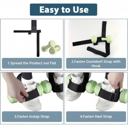 Tibialis Foot Strap, Shin Pain Relief for Leg Curl & Leg Extension Fitness