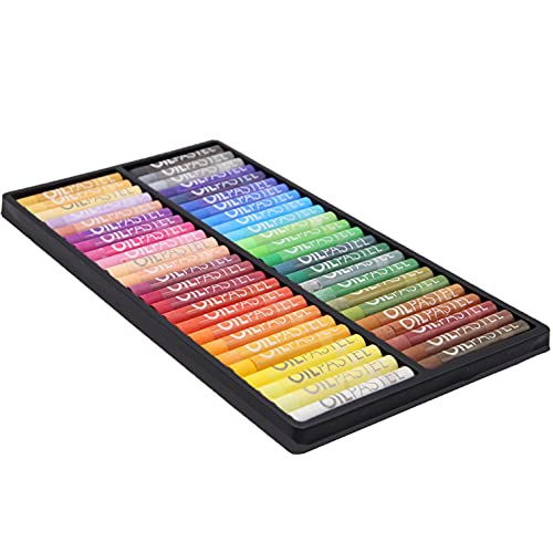 Rupas Soft Oil Pastel 48 Color Set Professional Grade - color: Rupas Oil Pastel 48 Color