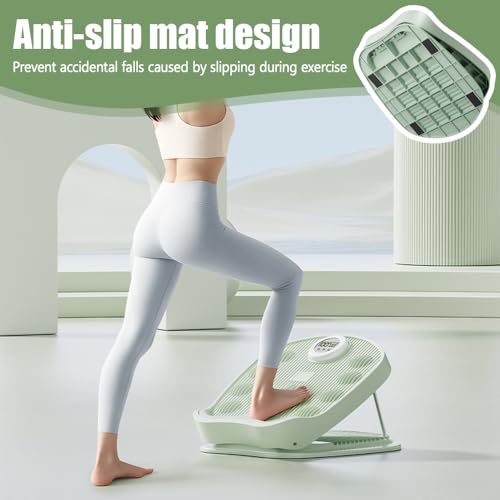 Slant Board Calf Stretcher, Adjustable Incline Stretching Board with Non-Slip Base, Leg Slimming Board for Foot Leg Hamstring Knees Ankle Heel Stretching Training