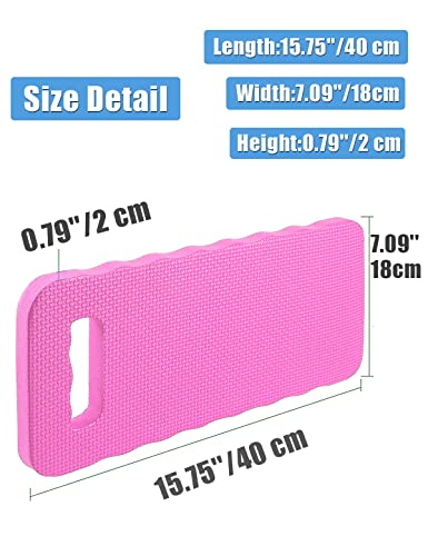 2PCS Pink Garden Kneeling Pad,Waterproof Knee Mat for Gardening, Bath, Yoga - color: Pink-2 PCS