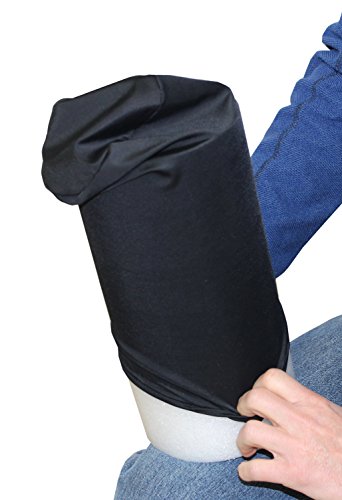 Rehabilitation Advantage Black Fabric Foam Roller Cover (Cover Only), 36" Long - size: 36\ x 6\