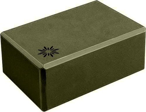 Bulk 4in Foam Yoga Blocks, 10 Pack - color: Olive