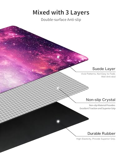 nuveti Printed Travel Yoga Mat 1/16 Inch Thick Non Slip Fitness Workout Mat | with Carrying Bag, Foldable Lightweight Suede & Natural Rubber Yoga Mat for Yoga Pilates and Fitness 72" L x 24" W x 1.5mm - color: ZiSeXingKong