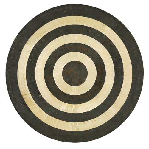 Unlimited Lunar Flare Gongs - Includes Mallet & Rope/Sound Healing & Meditation Instrument/Bronze Chinese Gong/Deep Lingering Tones - size: 26"