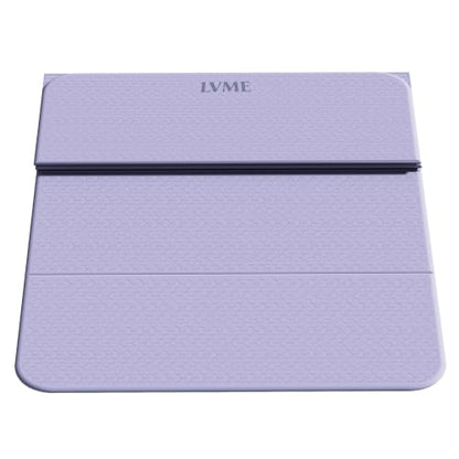 Foldable Yoga Mat 74"x47.2"x 0.4" – Large Yoga Mat - color: Light purple