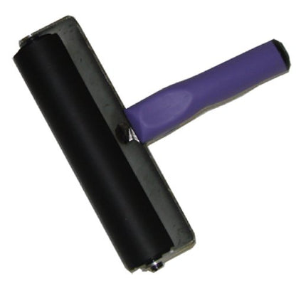 INOVART Pro Roller Soft Rubber Brayer - 6 inch - size: 6-inch, style: Pro Roller Soft Rubber