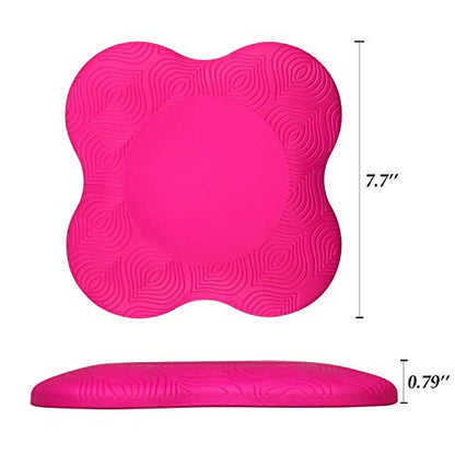 Yoga Knee Pad Cushion Extra Thick for Knees Elbows Wrist Hands Head Foam Yoga Pilates Work Out Kneeling pad - color: rosered