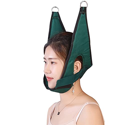 Neck Stretcher Cervical Neck Traction Device Over the Door for Home Use, Portable Neck Stretcher Hammock for Neck Pain Relief, Physical Therapy Neck Sling for Neck Decompressor Therapy for Arthritis