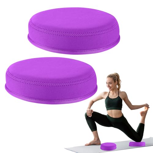 Yoga Knee Pad, 1.57 Inch Thick, Memory Foam and EPE Foam, Waterproof and Non-Slip, for Knees Elbows Wrist Hands Head Yoga Pilates Work Out Kneeling Pad, Exercise Mat 2 - color: Purple