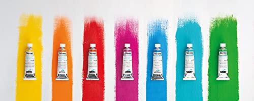 Schmincke Norma Blue lemon yellow 120 ml 21 236 012 | finest water-based artist oil paints, highly pigmented, lightfast, vegan - style: lemon yellow