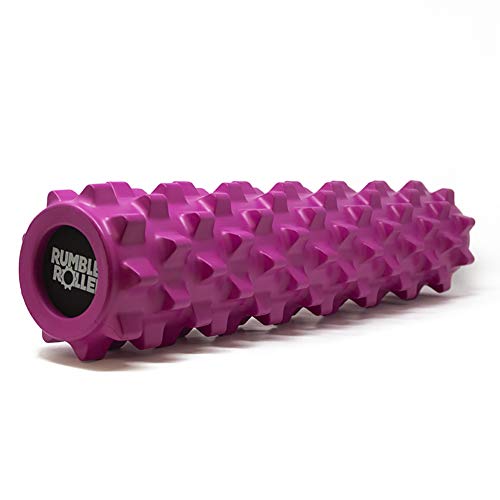RumbleRoller Original Foam Roller Deep Tissue Massage Roller for Muscle Recovery (Midsize 22-Inch Pink) - size: Midsize 22-Inch Pink