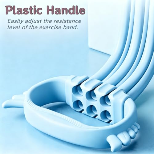Figure 8 Resistance Band for Women 15-90LBS, Adjustable Resistance Bands with Handles - color: Blue