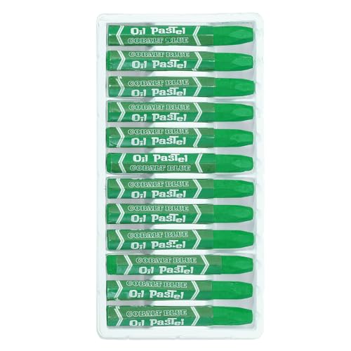 PATIKIL Green Oil Pastels, 24Pcs Soft Oil Crayons Vibrant and Creamy Pastels Stick Art Supplies for Art Painting Drawing Blending Graffiti for Artists Beginners - color: Green