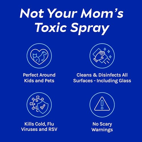 CleanBoss Botanical Disinfectant - 24 oz 2-Pack Multi-Surface Cleaner | Kills 99.9% of Germs + Cold & Flu Viruses - Fresh Thyme Scent - No Rinse on Food Contact Surfaces - Pet Friendly