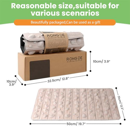 Smartrang High Elasticity Acupressure Mat, Foldable Particle Foot Massager, Pressure Point Pad for Relieve Foot Pain, Fasciitis - color: Khaki