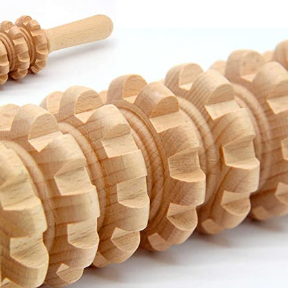Wood Therapy Massage Tools, 16 inch Professional Wooden Massage Roller Stick & Wood Therapy Tools for Body Shaping, Body Sculpting Tools, Ease Deep Tissue - style: Roller Stick