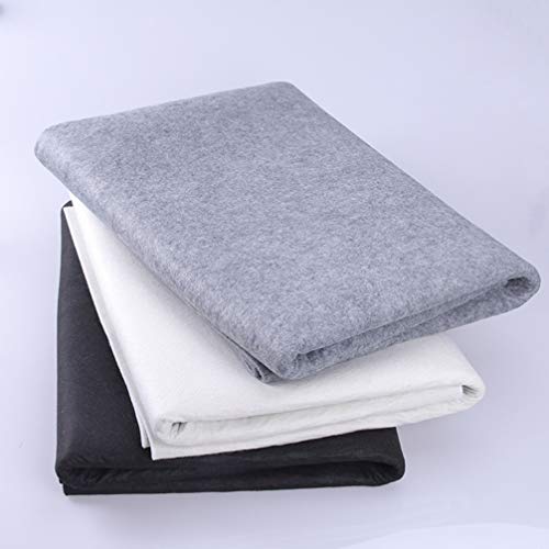 Healifty Chinese Calligraphy Mat Sumi Drawing Painting Felt Desk Pad Mat (Grey)