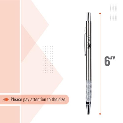 Mr. Pen- Metal Mechanical Pencil Set with Lead Refills & Erasers, 2mm | HB & Colored Lead Refills, 4x Eraser Refills for School Supplies, Note Taking, Drawing, Sketching, Office - style: 2.0mm
