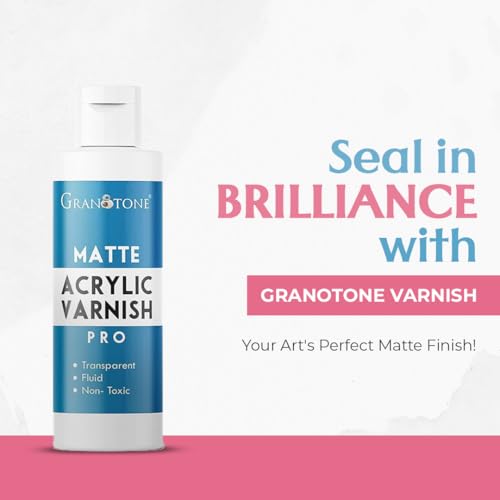 GRANOTONE Matte Acrylic Varnish 6.76 fl oz 200 ml - style: Matte