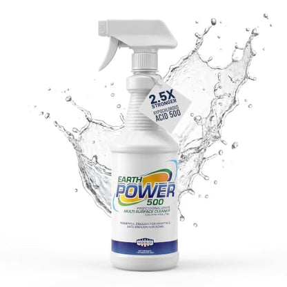 Earth Power Hypochlorous Acid 500 PPM Multipurpose Cleaner – 32 oz - style: 32 Fl Oz