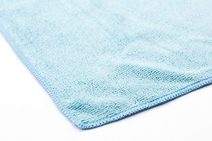 The Rag Company - Sport & Workout Towel - Gym, Exercise, Fitness, Spa, Ultra Soft, Super Absorbent, Fast Drying Premium Microfiber, 320gsm, 16in x 27in (3-Pack) (Royal Blue + Light Blue + Black) - color: Royal Blue + Light Blue + Black