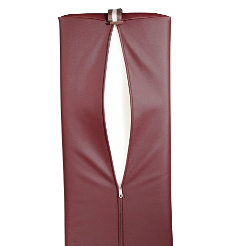 Master Massage 9" Half Round Bolster - Burgundy - color: Burgundy