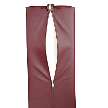 Master Massage 9" Half Round Bolster - Burgundy - color: Burgundy