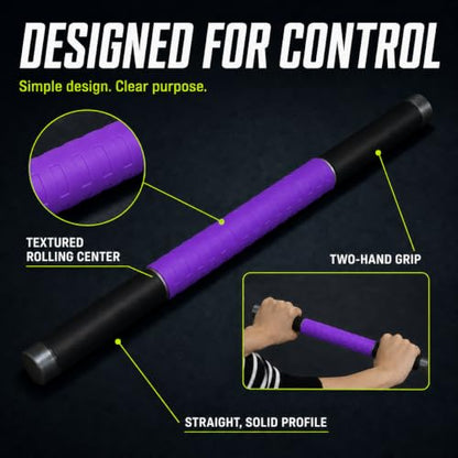 Muscle Roller Massage Stick for Legs Massager Roller-Calf Roller Deep Tissue Release Muscle Soreness, Trigger Points for Legs, Neck, Calves, Thighs, Shins, Back - color: Purple