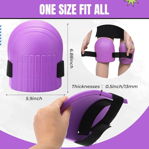 WinnerWhy Garden Knee Pads for Women Men Foam Knee Pads for Work, Purple - color: Purple