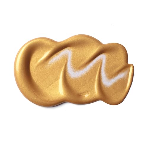 Liquitex Soft Body Acrylic Paint, 2-oz Bottle, Iridescent Rich Gold | Low Viscosity, Highly Pigmented, Satin Finish, Retains Subtle Brush Strokes, Great Surface Coverage, Highly Versatile - color: Iridescent Rich Gold, style: 2-oz Bottle
