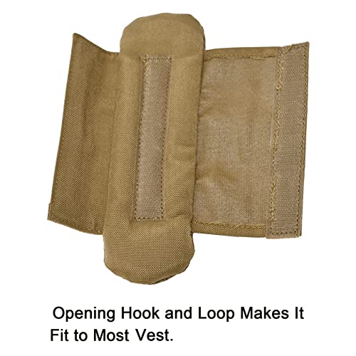 2 Pack Shoulder Strap Pad,Vest Shoulder Strap Pads Backpack Strap Pads Fit 2'' Sling Bags Shoulder Straps - color: Khaki