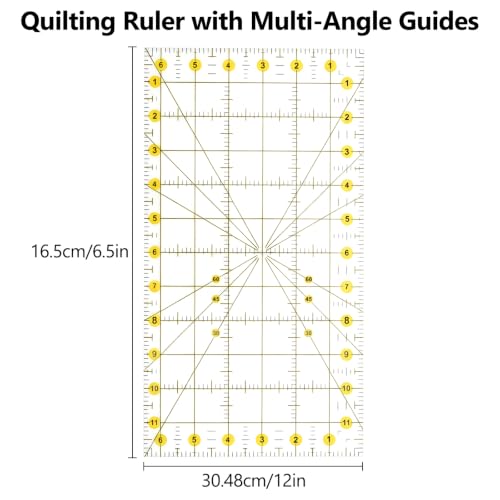 12x18in Self Healing Cutting Mat Kit with Ruler & Knife, for Sewing DIY | A3, Double Sided, Cutting Mat Kit, Craft Knife with 5 Replacement Blades, Quilting Ruler, For Sewing Craft DIY