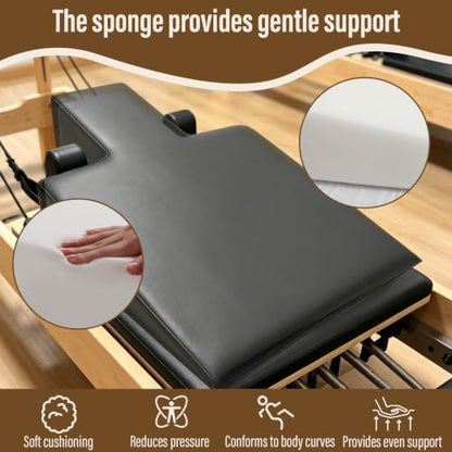12° Pilates Wedge, Non-Slip Wedge for Reformer, Wedge Mat for Pregnancy